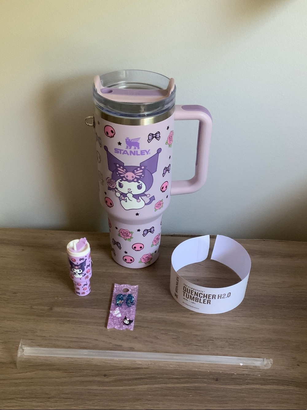 Stanley Lavender Kuromi Quencher Tumbler with Handle
